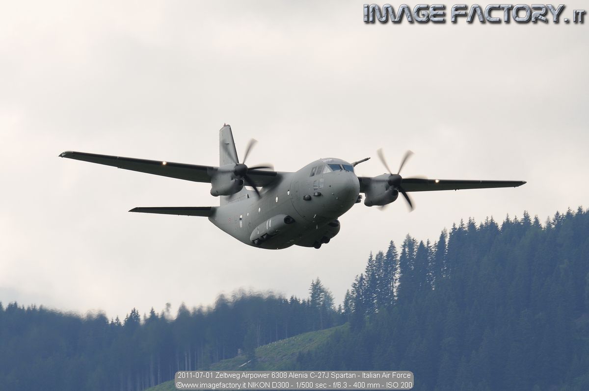 2011-07-01 Zeltweg Airpower 6308 Alenia C-27J Spartan - Italian Air Force